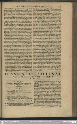 Enarrationes In Librum Septimum Codicis