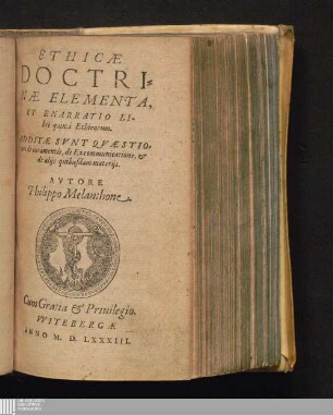 Ethicæ Doctrinæ Elementa, Et Enarratio Libri quinti Ethicorum