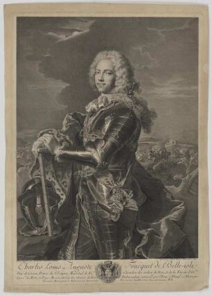 Bildnis des Charles Louis Auguste Fouquet de Belle-isle
