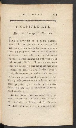 Chapitre LVI. Mort du Compere Mathieu