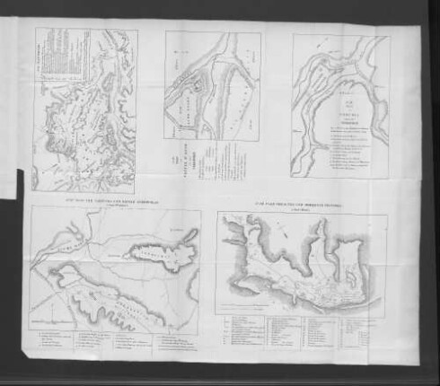 Nr. II Plan von Castel D'Asso und seiner Nekropolis