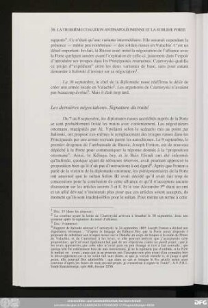 Les dernières négociations. Signature du traité
