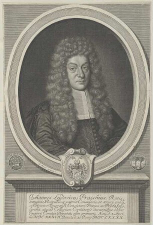 Bildnis des Johannes Ludovicus Praschius
