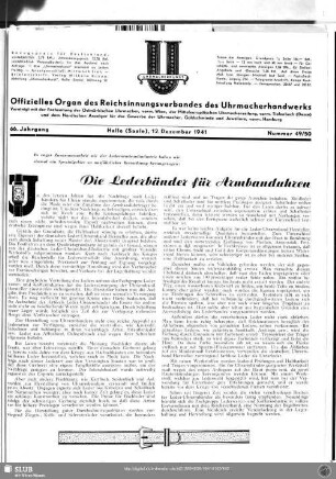 Die Lederbänder für Armbanduhren