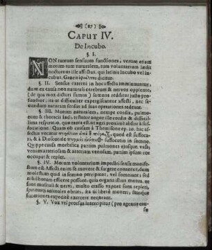 Caput IV. De Incubo.