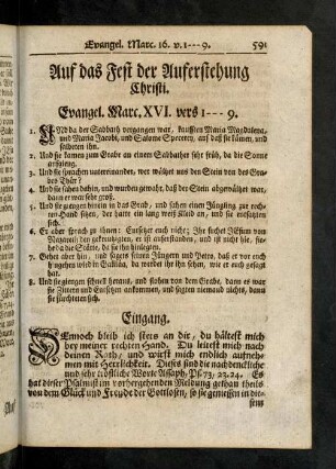 591-610, Die erste Predigt