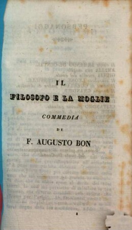 Il filosofo e la moglie