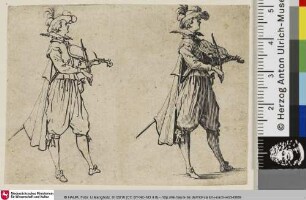 [Der Geigenspieler; 2e planche, sans trait carré (86 sur 58)]