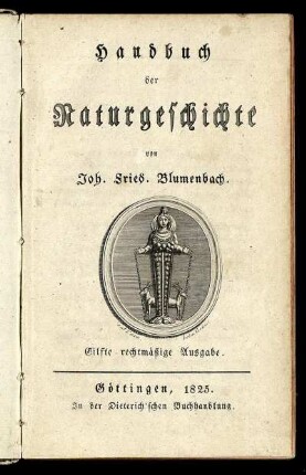 Handbuch der Naturgeschichte