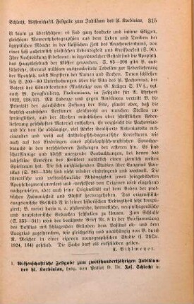 315-327 [Rezension] Reinke, Johannes, Naturwissenschaft Weltanschauung/Religion