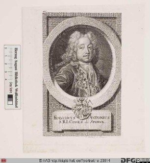 Bildnis Franz Anton Reichsgraf von Sporck