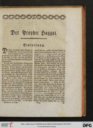 Der Prophet Haggai