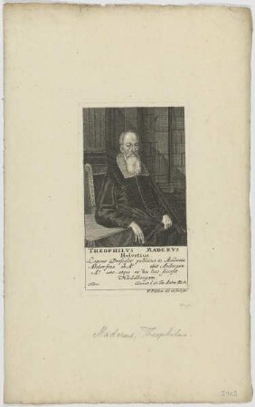 Bildnis des Theophilvs Madervs