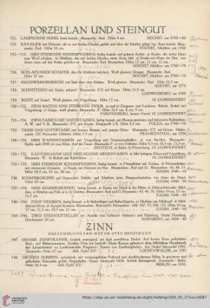 Zinn (Nr. 747-830)