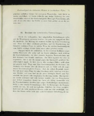 11. Resultate der vorstehenden Untersuchungen.