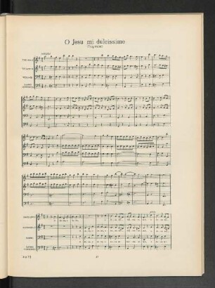 O Jesu mi dulcissime (Fragment)