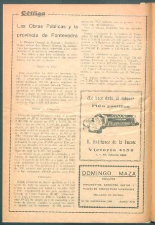 Las Obras Públicas y la provincia de Pontevedra : Puerto de Vigo[,] Puerto de Villagarcía [y] Pontevedra