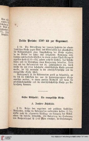 Dritte Periode: 1500 bis zur Gegenwart