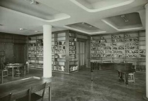 Landesbibliothek, Marienallee : Dresden, Marienallee 12, Sächsische Landesbibliothek, 2. Stock, Musiklesesaal