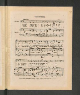 Wiegenlied. [Piano.]