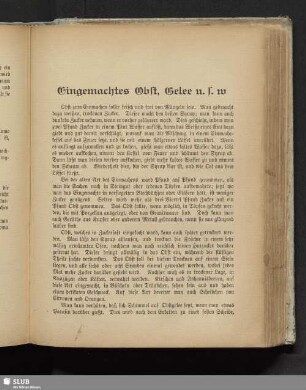 Eingemachtes Obst, Gelee u.s.w