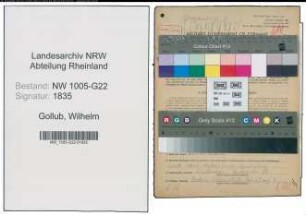 Entnazifizierung Wilhelm Gollub , geb. 16.09.1909 (Abbbruchmeister)
