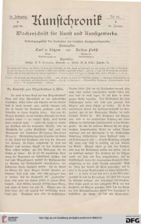 Heft 16 (26. Januar 1888)
