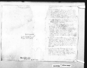 Bericht von Schickhardt und Hans (=Johann) Kretzmaier (Folio Doppelblatt)