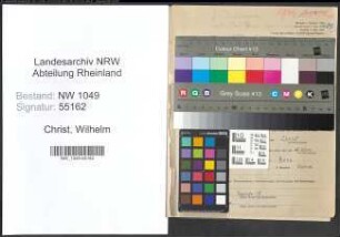 Entnazifizierung Wilhelm Christ , geb. 21.05.1902 (Arzt)