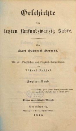 Geschichte der letzten fünfundzwanzig Jahre, 2