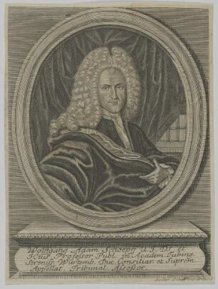 Bildnis des Wolffgang Adam Schoepff