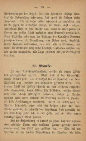 28. Mauke