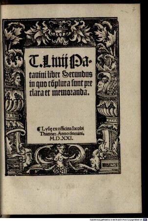 Liber II. : in quo complura sunt preclara et memoranda