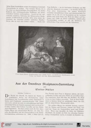 8/9: Aus der Dresdner Skulpturen-Sammlung