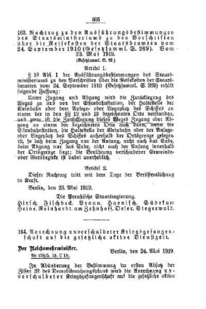 Anrechnung unverschuldeter Kriegsgefangenschaft die gesetzliche aktive Dienstzeit : [A. Behörden und Beamte]