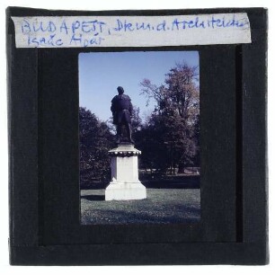 Budapest, Stadtwäldchen,Budapest, Telcs, Ignác Alpár Denkmal