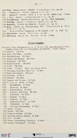 Convolute (Nr. 1713-1755)