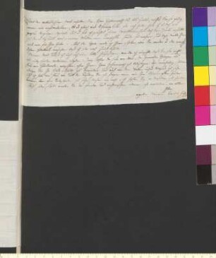 Brief von Imhoff (Helvig), Anna Amalia von an Goethe, Johann Wolfgang von