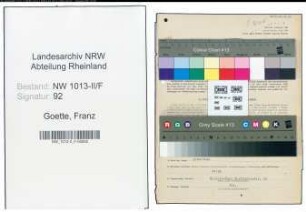 Entnazifizierung Franz Goette , geb. 29.01.1893 (Revisor)