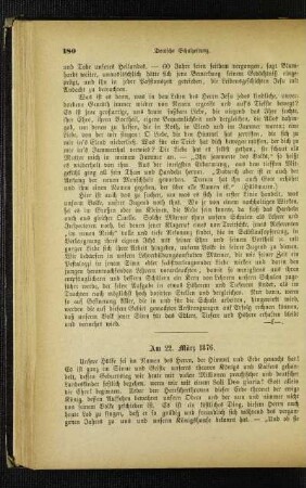 Am 22. März 1876