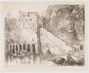 Landschaft mit Ruinen