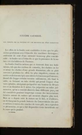 Sixième causerie [...]