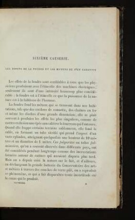 Sixième causerie [...]
