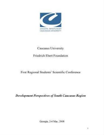 Development perspectives of South Caucasus region
