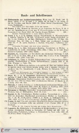 Buch- und Schriftwesen (Nr. 164-193)