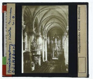 Bückeburg, Stadtkirche : Innenansicht