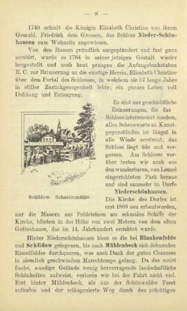 Schildow. Schneidemühle
