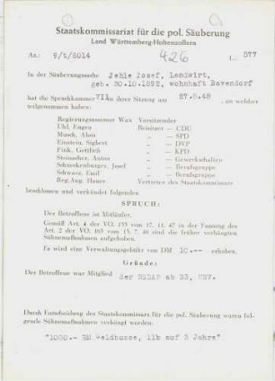 Jehle, Josef