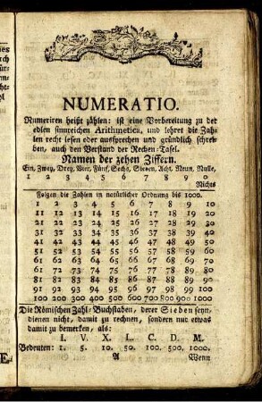 Numeratio.