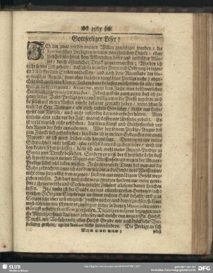 Gottseeliger Leser!